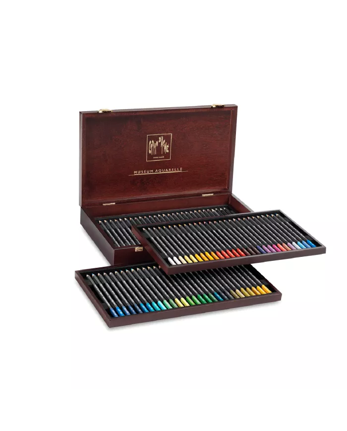 Coffret en bois de 80 crayons Museum