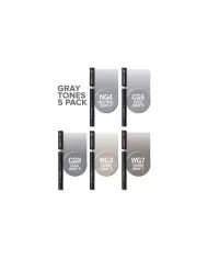 Set Chameleon - Tons gris