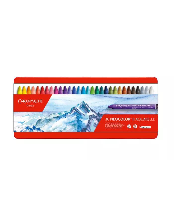 Boîte de pastels Neocolor II, 30 pièces