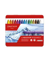 Boîte de pastels Neocolor II, 15 pièces