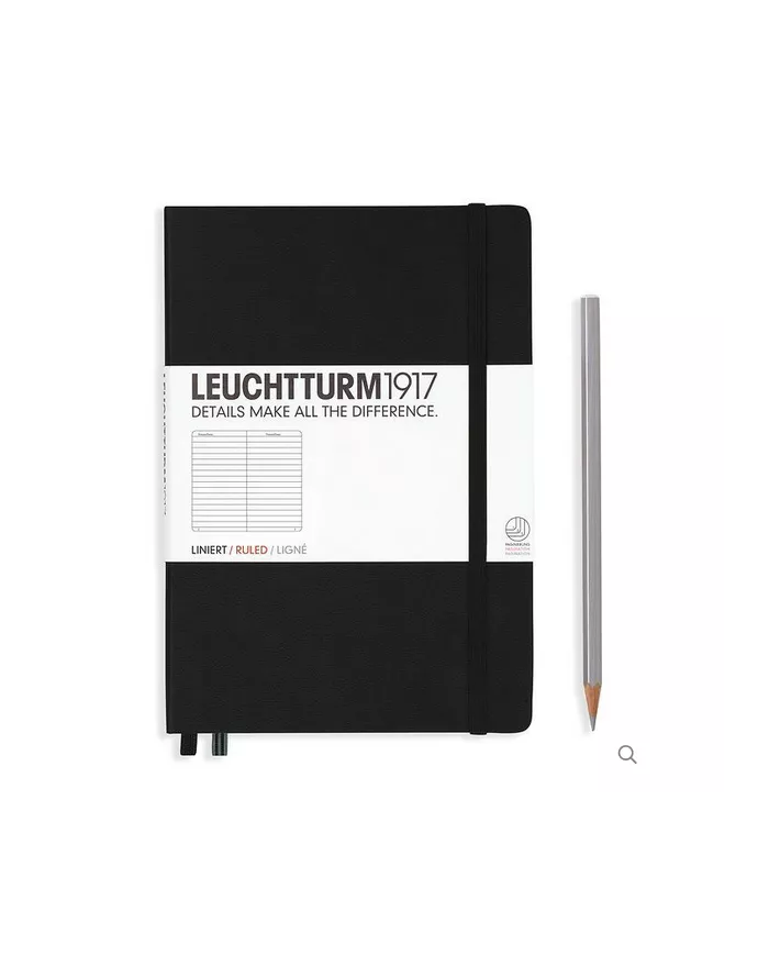 Carnet A5 Hardcover Leuchtturm 1917 noir