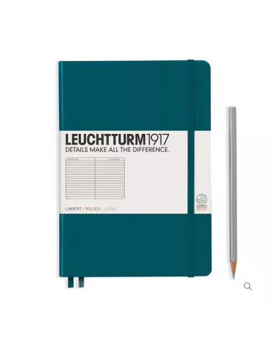 Carnet A5 Hardcover Leuchtturm 1917 pacific green