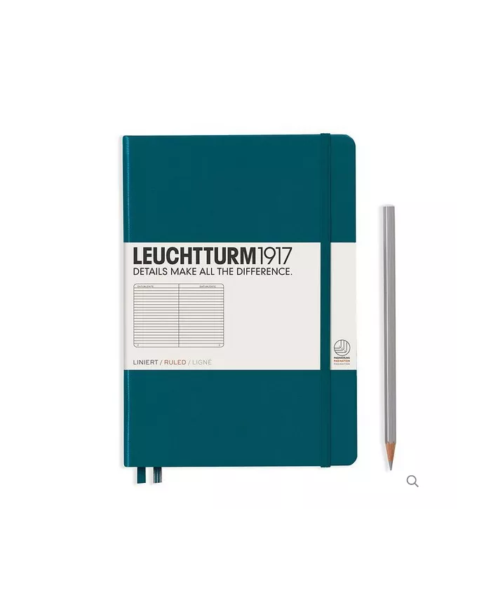 Carnet A5 Hardcover Leuchtturm 1917 pacific green