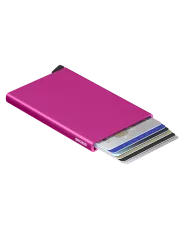 Secrid - Porte-cartes de crédit en alumunium Fuchsia