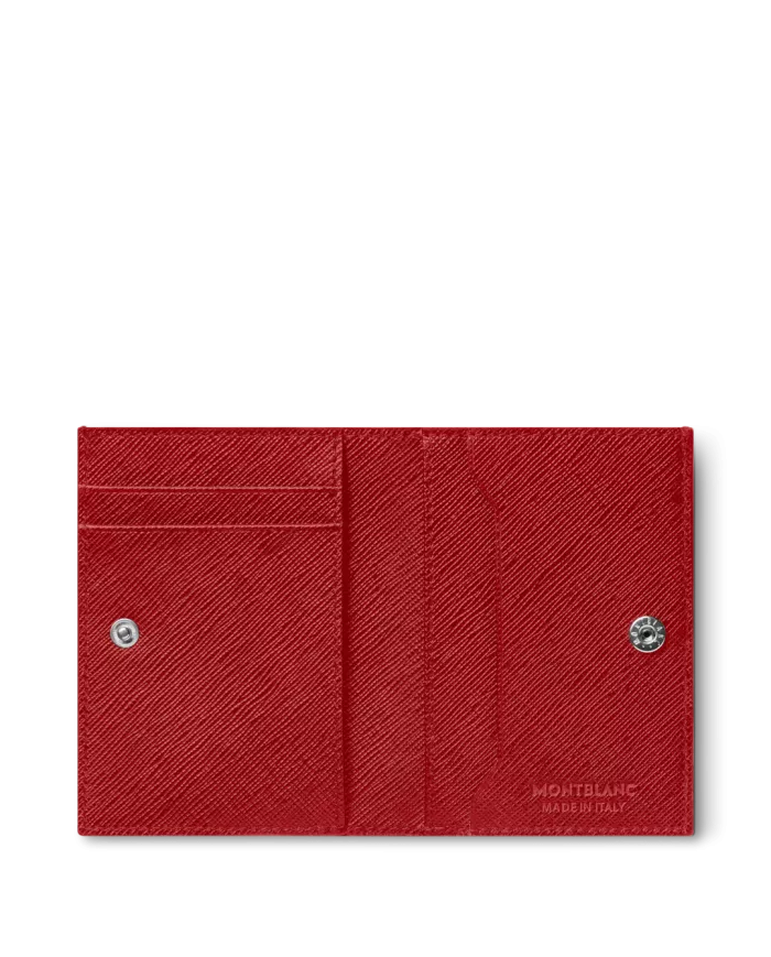 Porte-cartes 4cc Sartorial rouge