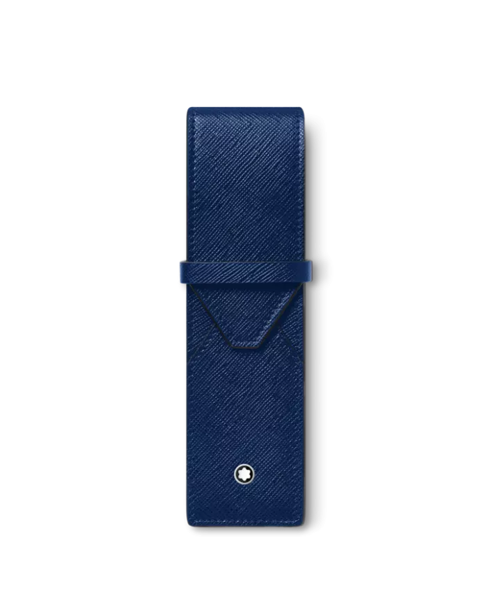 Etui pour 2 Stylos - Sartorial Bleu