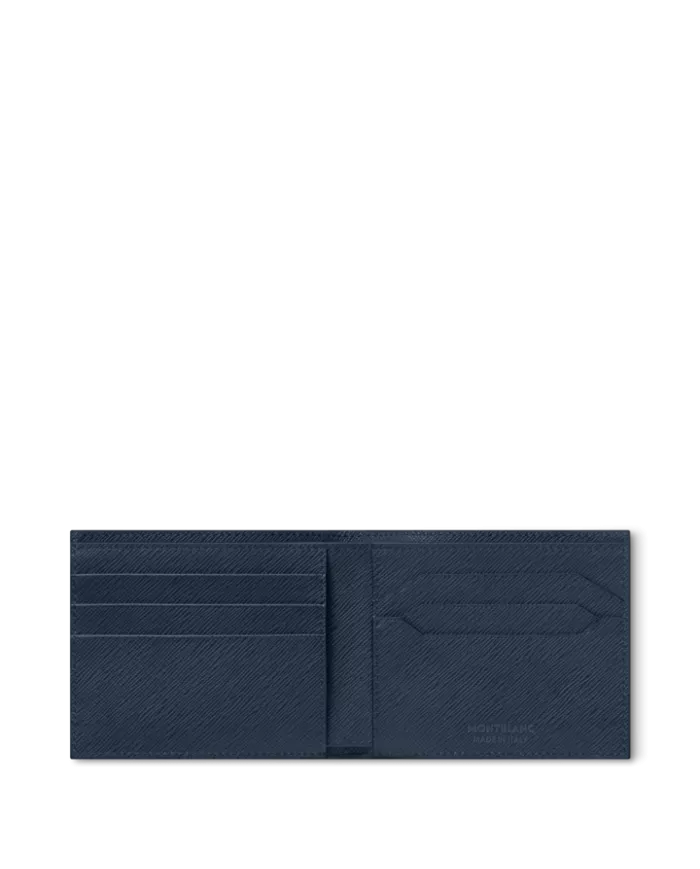 Portefeuille Montblanc Sartorial 6cc bleu