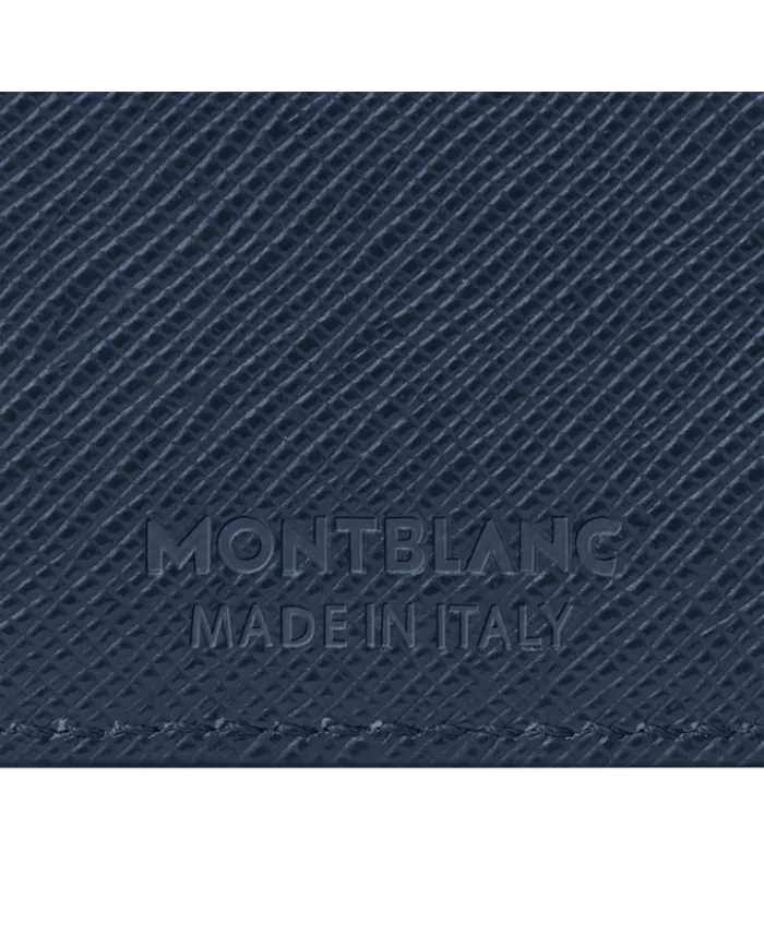 Portefeuille Montblanc Sartorial 6cc bleu