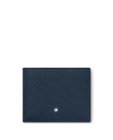 Portefeuille Montblanc Sartorial 6cc bleu