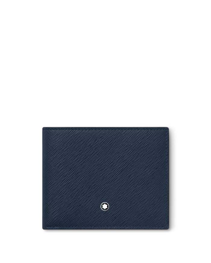 Portefeuille Montblanc Sartorial 6cc bleu