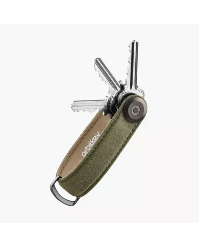 Porte-clés Orbitkey Canvas Khaki Green