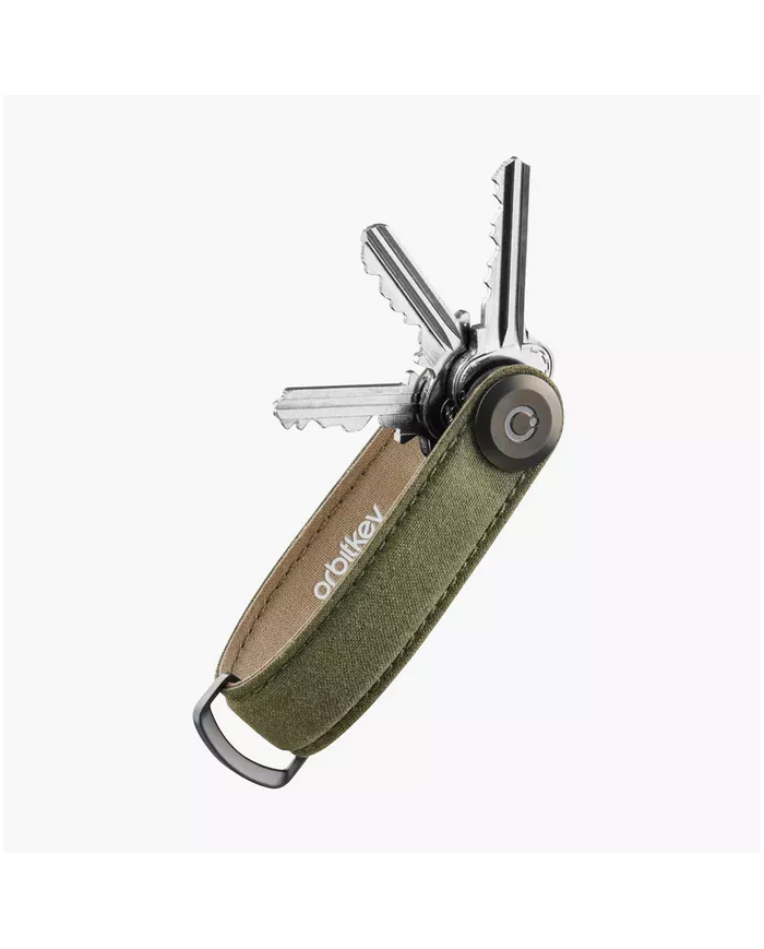 Porte-clés Orbitkey Canvas Khaki Green