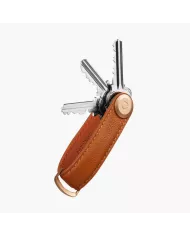 Porte-clés Orbitkey Pebbled Leather Ecru