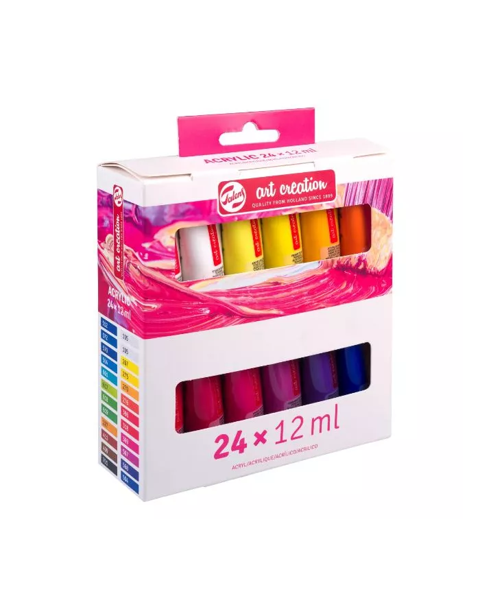 Set acrylique Art Creation 24 x 12 ml