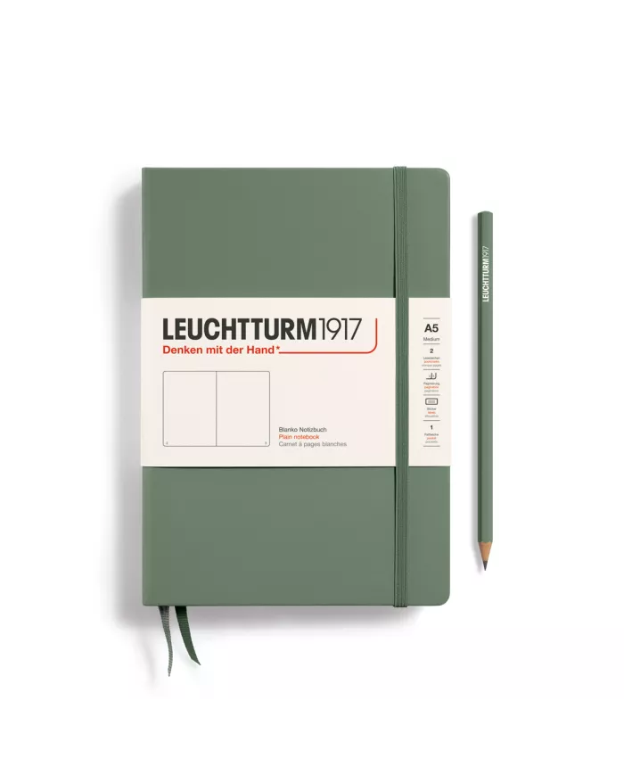 Carnet A5 Hardcover Leuchtturm 1917 Olive