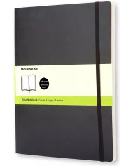 Carnet Moleskine noir - blanco - soft cover