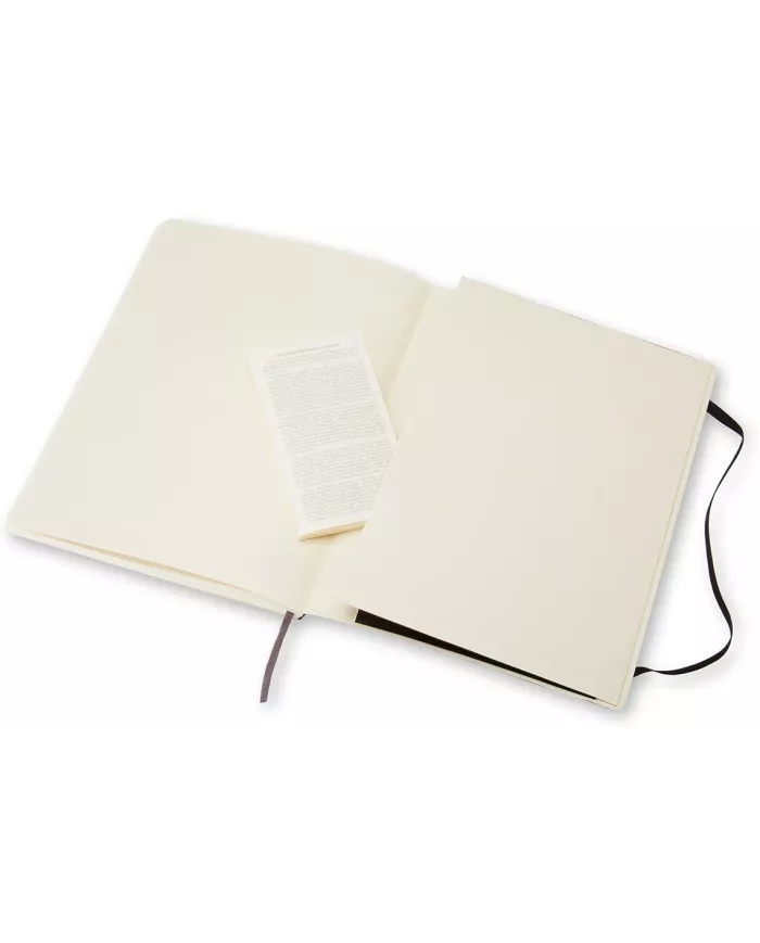 Carnet Moleskine noir - blanco - soft cover