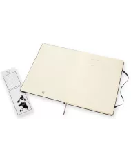 Carnet Moleskine rouge - blanco - hard cover