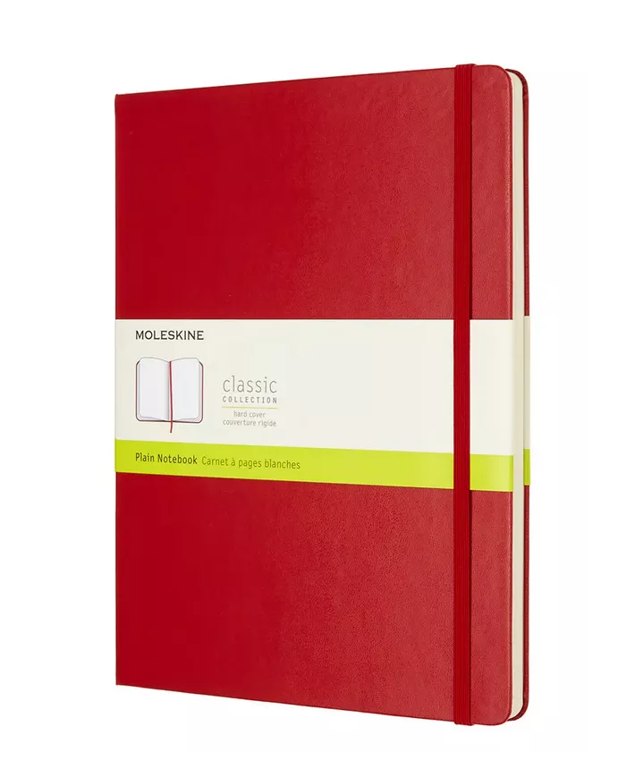 Carnet Moleskine rouge - blanco - soft cover