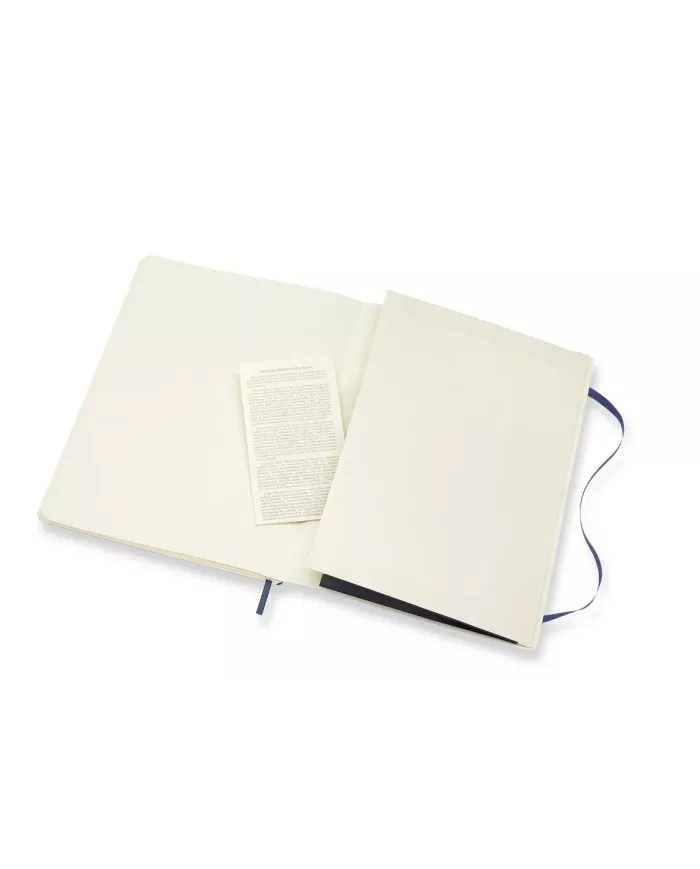 Carnet Moleskine bleu - ligné - soft cover