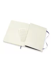 Carnet Moleskine bleu - ligné - soft cover