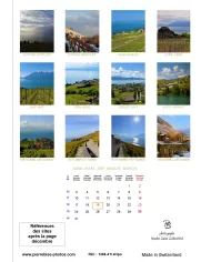 Calendrier A3 "Lavaux" 2025