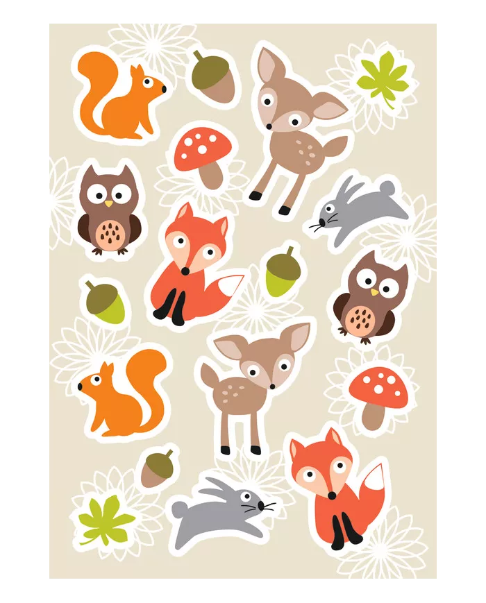 Stickers Herma Animaux des forêts