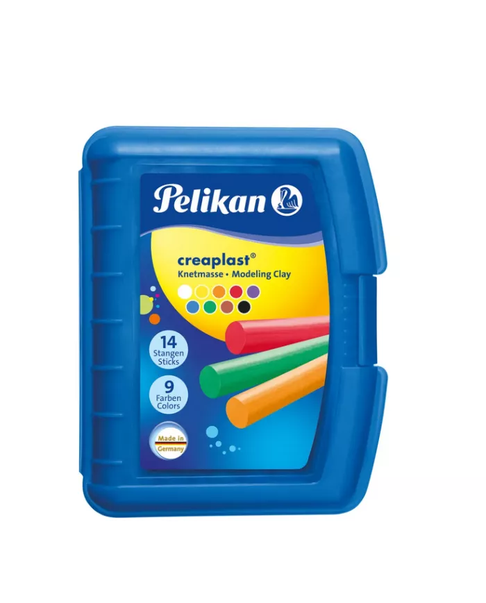 Pelikan Plasticine Creaplast 9 couleurs