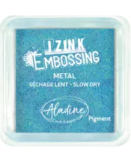 Encreur Izink embossing M - Silver Blue Metal