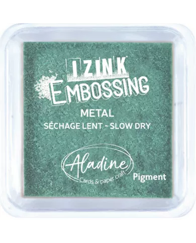 Encreur Izink embossing M - Green Metal