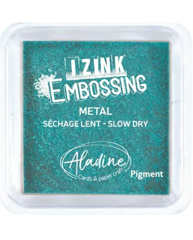 Encreur Izink embossing M - Light Green Metal