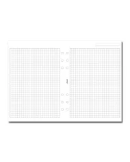 Filofax - Recharge A5 Feuilles rayées blanches