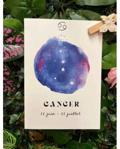 Carte A6 - Astrologie Cancer