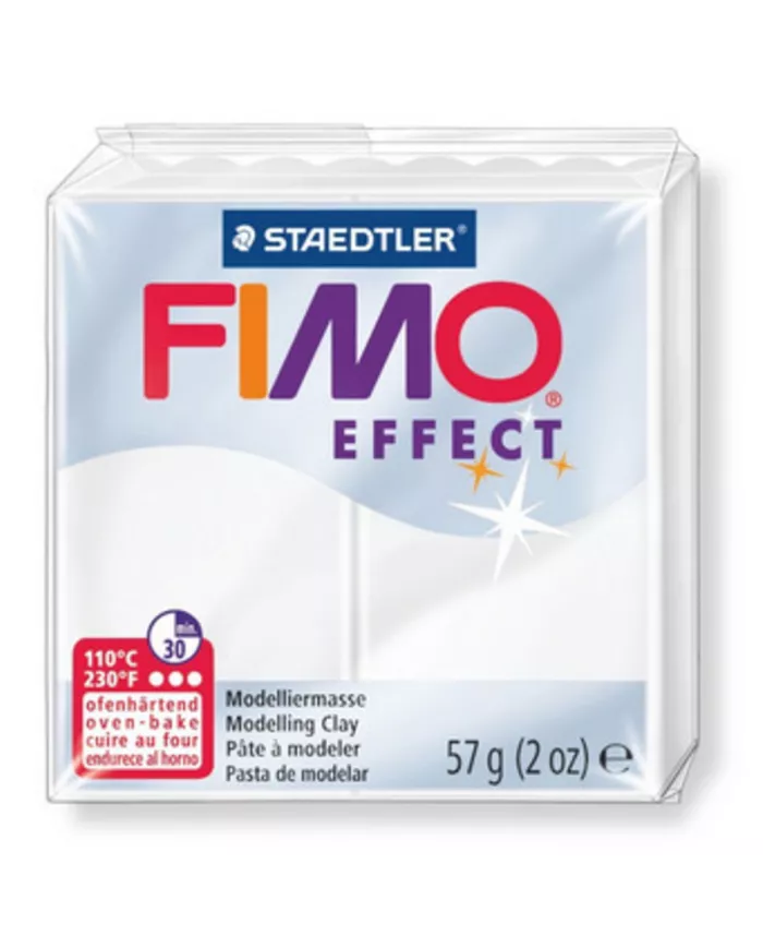 Fimo effect 57g Galaxy Blanc