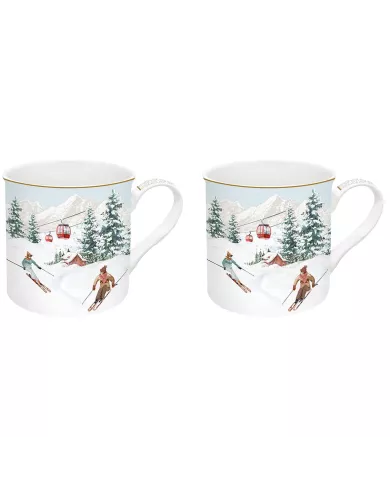 Ensemble de 2 mugs CHALET