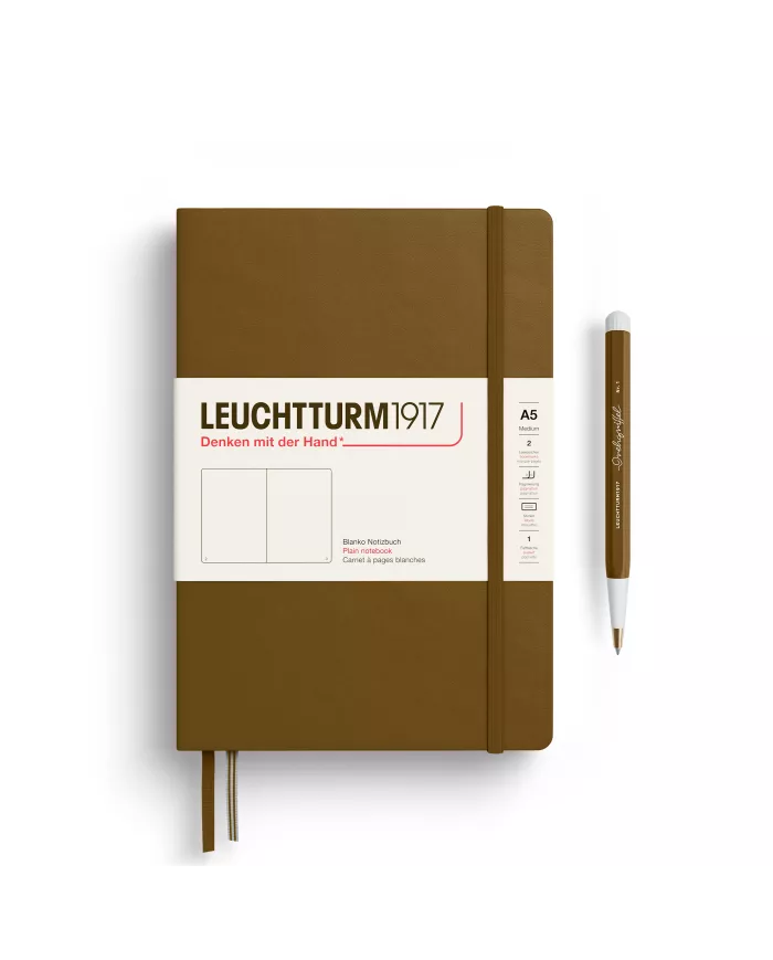 Carnet A5 Hardcover Leuchtturm 1917 Spice Brown