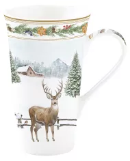 Tasse avec boîte en métal FORET