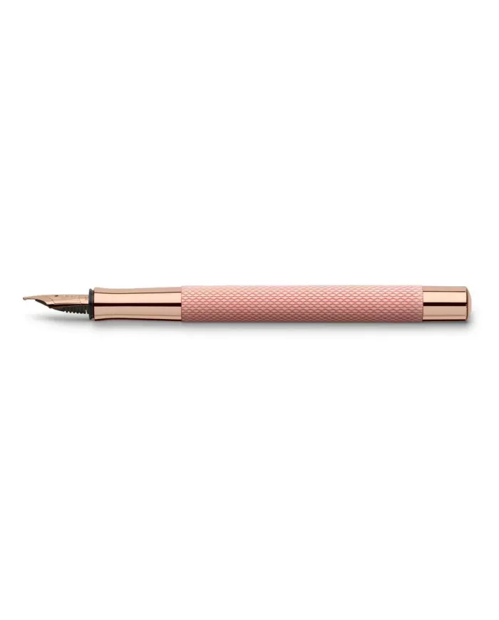 Stylo-plume M Guilloché Rose Blush