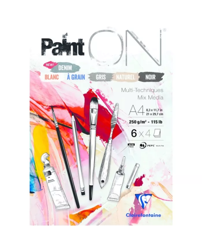 Assorti papier multi-techniques PaintON 250g