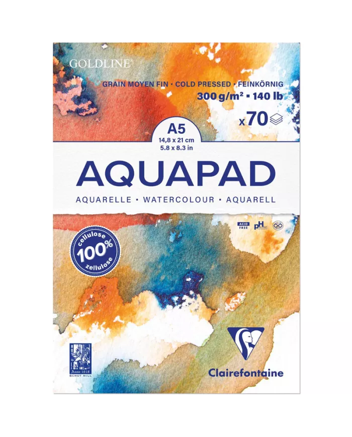 Bloc de papier aquarelle AQUAPAD 300 g