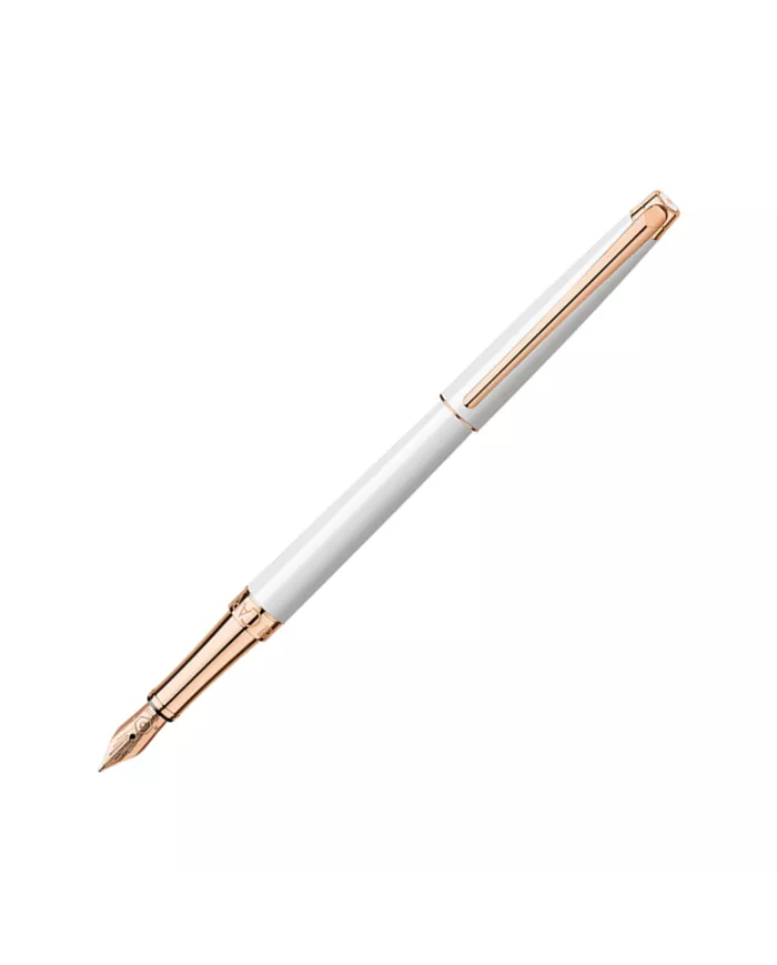 CdA - Plume Léman SLIM blanc / or rose